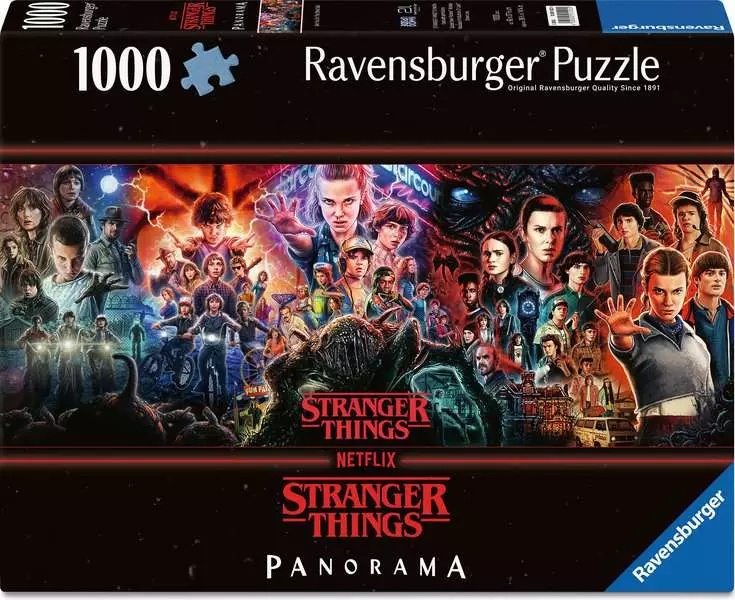 Stranger Things - Panorama, 1000 brikker