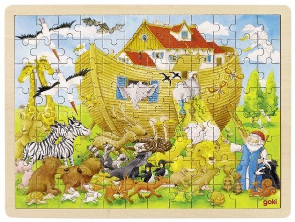 Velkommen til Noas Ark - Rammepuslespil, 96 brikker