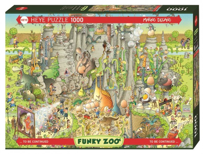 Degano: Funky Zoo - Jurassic Park, 1000 brikker