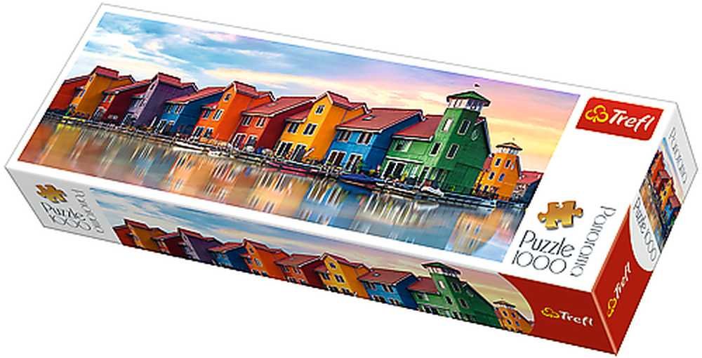 Groningen, Holland - Panorama, 1000 brikker