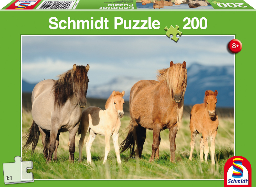 Heste familien, 200 brikker