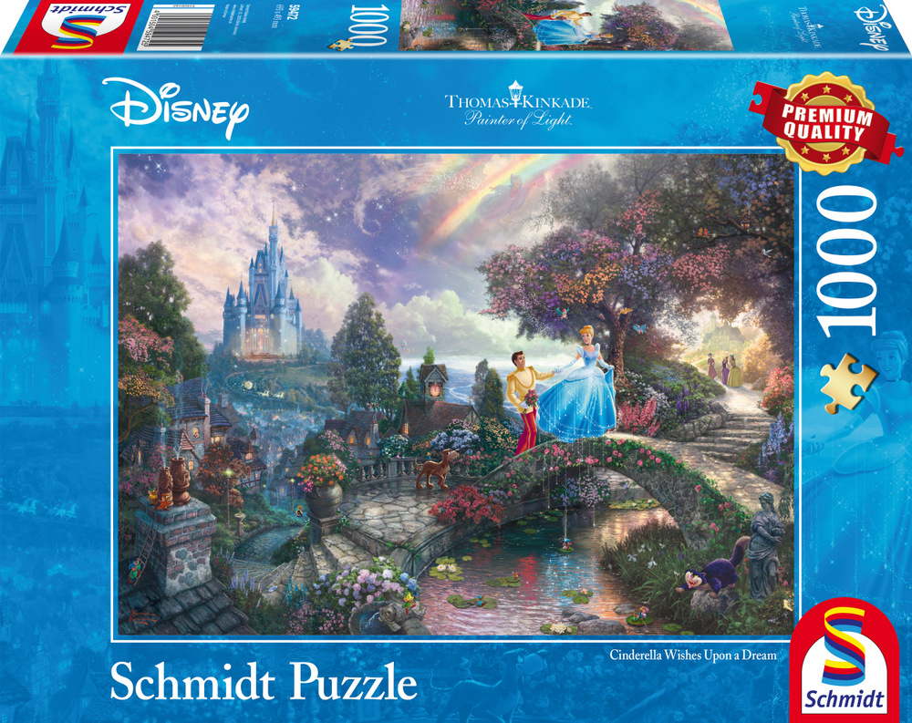 Disney: Kinkade - Askepot, 1000 brikker