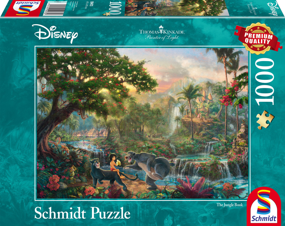 Disney: Kinkade - Junglebogen, 1000 brikker
