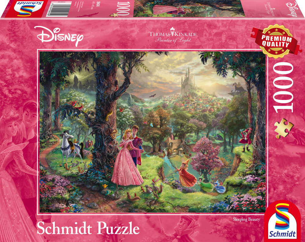Disney: Kinkade - Tornerose, 1000 brikker