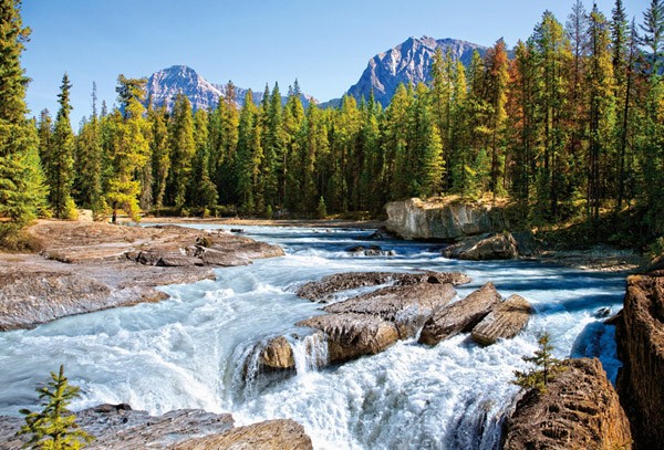 Athabasca floden Jasper National Park, 1500 brikker