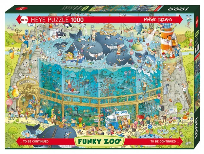 Degano: Funky Zoo - Akvariet, 1000 brikker