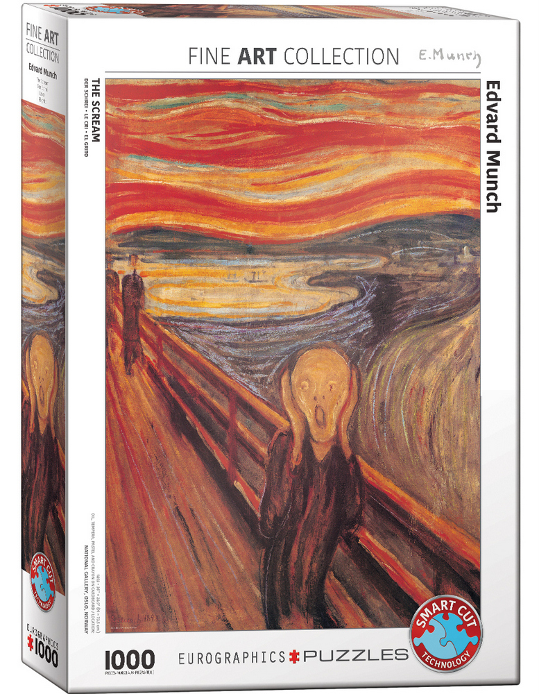 Edvard Munch: Skriget - Kunst, 1000 brikker