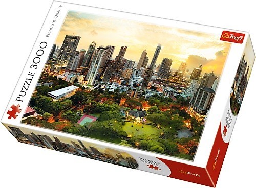 Solnedgangen i Bangkok, Thailand, 3000 brikker