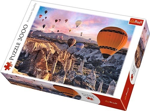 Balloner over Kappadokien, Tyrkiet, 3000 brikker