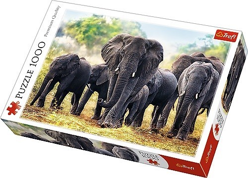 Afrikanske elefanter, 1000 brikker
