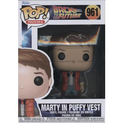 Billede af Funko Pop! Back to the Future - Marty in Puffy Vest  #961