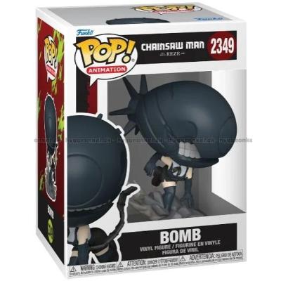 Billede af Funko Pop! Chainsaw Man - Bomb (Reze) #2349 set skråt oppefra