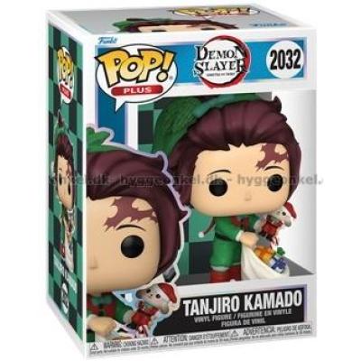Billede af Funko Pop! Demon Slayer - Tanjiro (holiday) #2032 set skråt oppefra