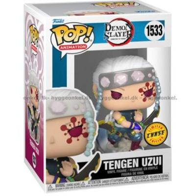 Billede af Funko Pop! Demon Slayer - Tengen (Limited Edition: Chase version) #1533 set skråt oppefra