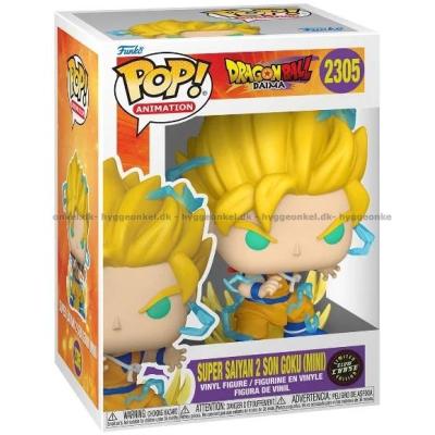 Billede af Funko Pop! Dragon Ball Daima - Super Saiyan Son Goku (Glow-Chase Version) #2305 set skråt oppefra