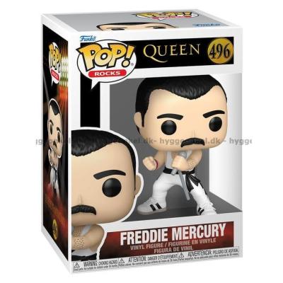 Billede af Funko Pop! Freddie Mercury #496 set skråt oppefra