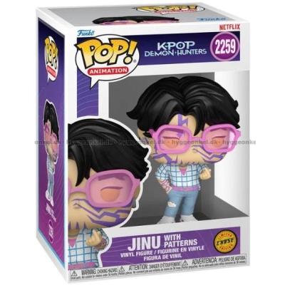 Billede af Funko Pop! Kpop Demon Hunters - Jinu (Limited Edition: Chase Version) #2259 set skråt oppefra