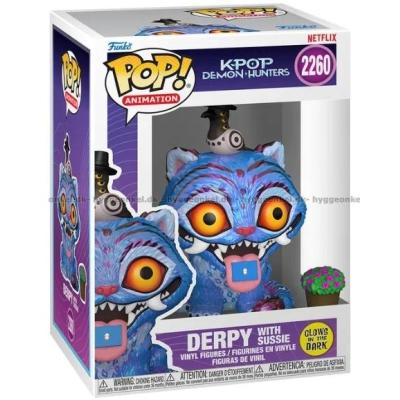 Billede af Funko Pop! Kpop Demon Hunters - Derpy & Sussie (Selvlysende) #2260  set skråt oppefra