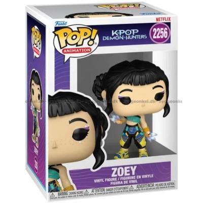 Billede af Funko Pop! Kpop Demon Hunters - Zoey #2256 set skråt oppefra