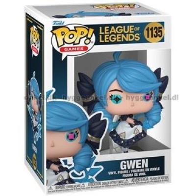 Billede af Funko Pop! League of Legends - Gwen #1135 set skråt oppefra