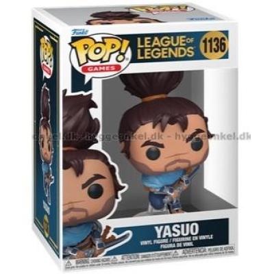 Billede af Funko Pop! League of Legends - Yasuo #1136 set skråt oppefra