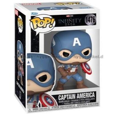 Billede af Funko Pop! Marvel (Infinity Saga) - Captain America #1476 set skråt oppefra