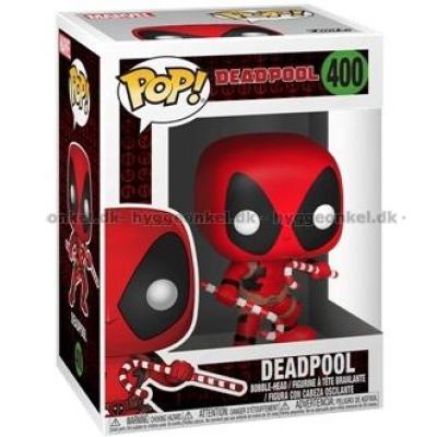 Billede af Funko Pop! Marvel - Deadpool (holiday) #400 set skråt oppefra