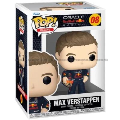 Billede af Funko Pop! Max Verstappen (med hjelm) #08 set skråt oppefra