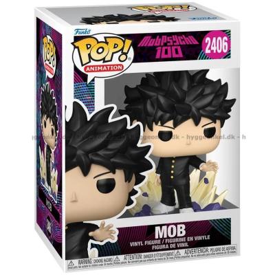 Billede af Funko Pop! Mob Psycho 100 - Mob (Shigeo) (Limited Edition: Chase Version) #2406 set skråt oppefra