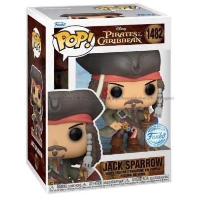 Billede af Funko Pop! Pirates of the Caribbean - Jack Sparrow #1482 set skråt oppefra