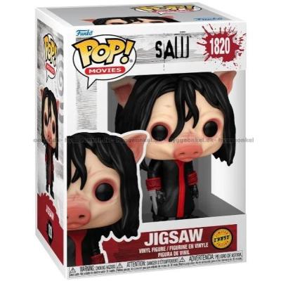 Billede af Funko Pop! Saw - Jigsaw (Limited Edition: Chase Version) #1820 set skråt oppefra