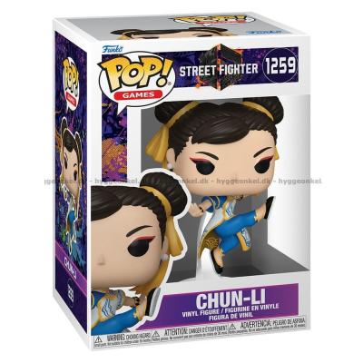 Billede af Funko Pop! Street Fighter 6 - Chun-li #1259 set skråt oppefra