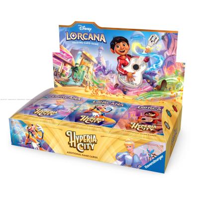 Billede af Disney Lorcana: Hyperia City (Set 14) - Booster Display set skråt oppefra