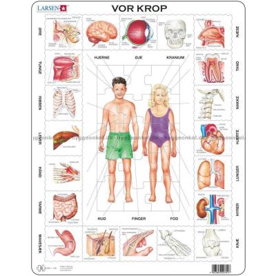 Vor krop - Rammepuslespil, 35 brikker