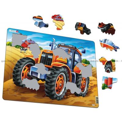 Billede af Traktor - Rammepuslespil, 37 brikker