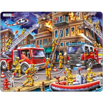Brandmænd - Rammepuslespil, 45 brikker