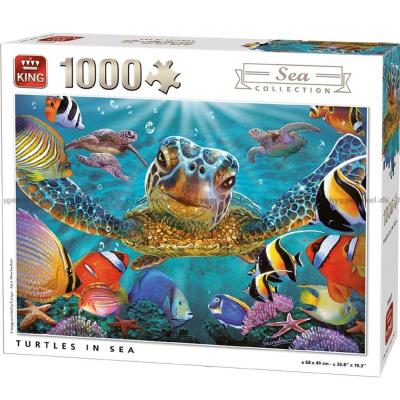 Sundram: Skildpadder i havet, 1000 brikker