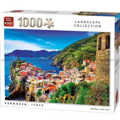 Cinque Terre: Vernazza, Italien, 1000 brikker