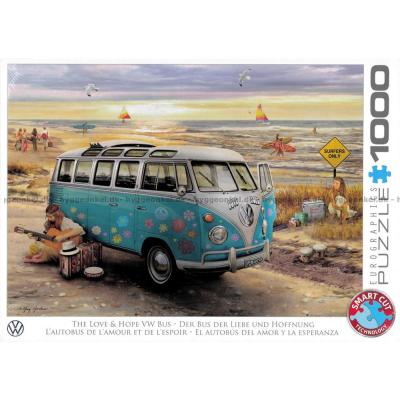 Giordano: VW bus, 1000 brikker