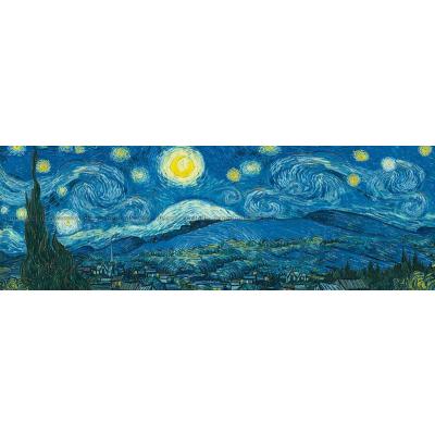 Van Gogh: Stjernenatten - Panorama, 1000 brikker