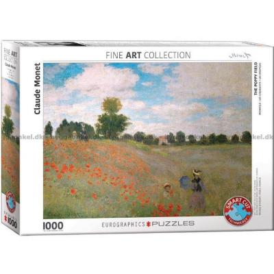 Monet: Valmuemarken, 1000 brikker