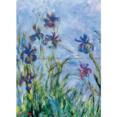 Billede af Monet: Irises, 1000 brikker