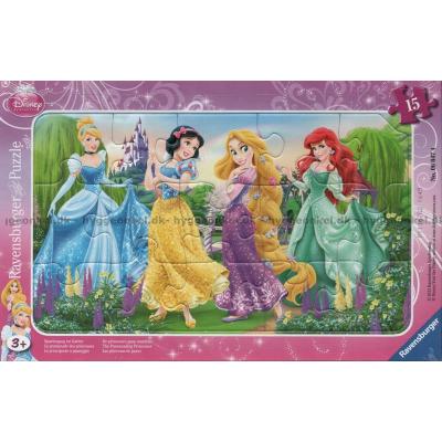 Disney prinsesser - Rammepuslespil, 15 brikker