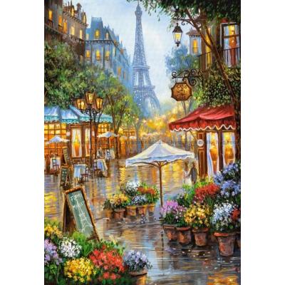 Billede af Forårsblomster, Paris, 1000 brikker