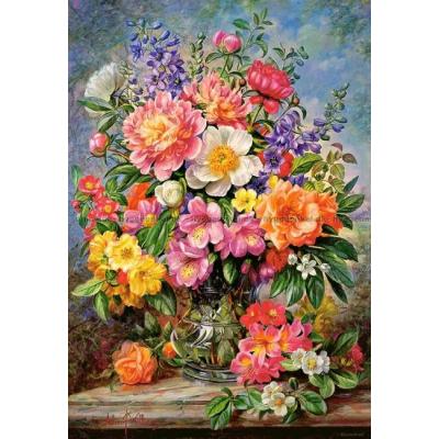 Billede af Williams: Juni blomster, 1000 brikker