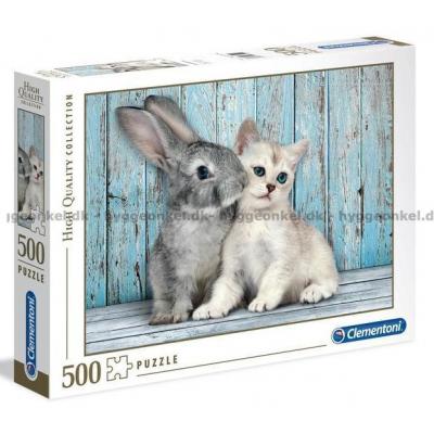 Kanin og kat, 500 brikker