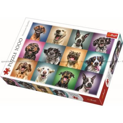 Sjove hunde, 1000 brikker