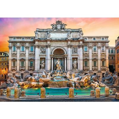 Billede af Trevi-fontænen i Rom - Italien, 500 brikker