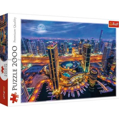 Lyser over Dubai, 2000 brikker