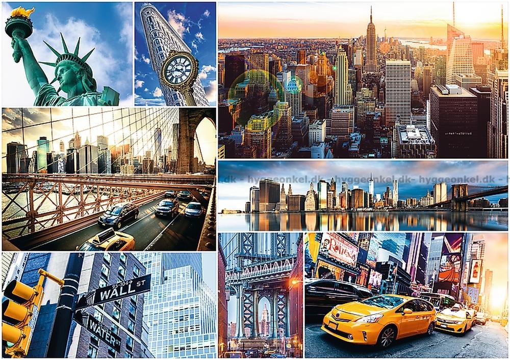 New York Collage, 4000 brikker puslespil, Trefl 45006 5900511450064